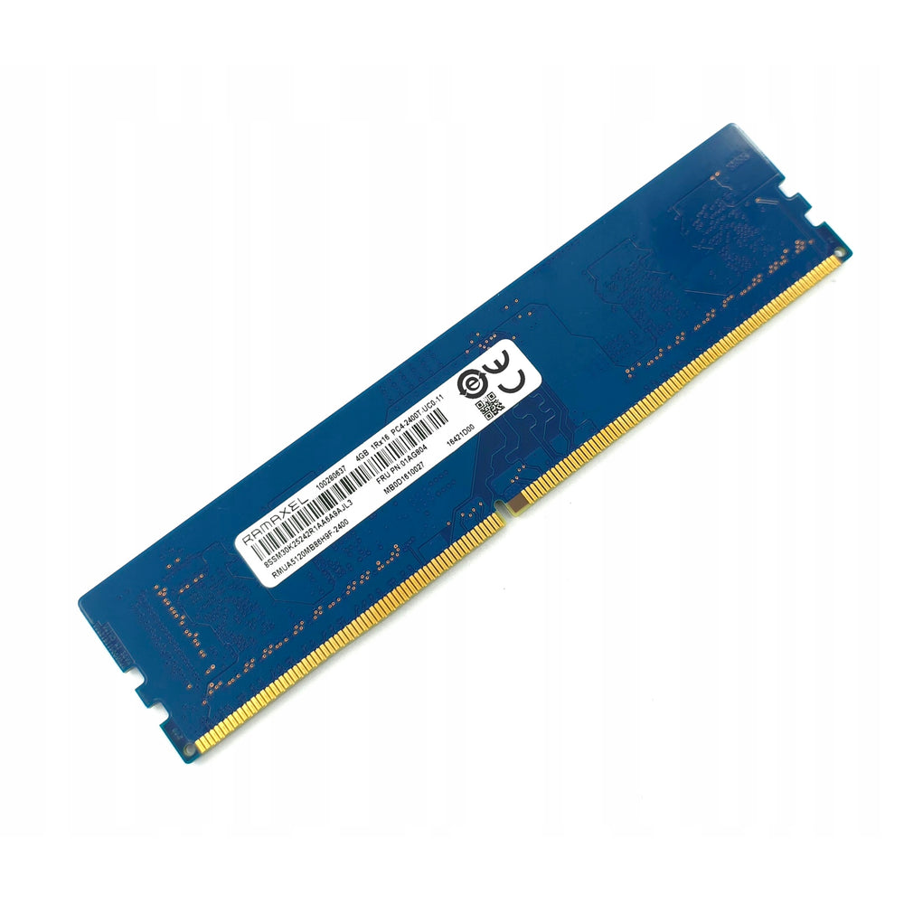 Ramaxel RMUA5120MB86H9F-2400 4GB DDR4-2400 desktop RAM white background