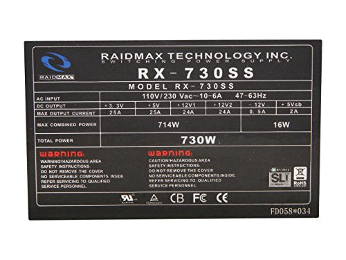 Raidmax 730w RX-730ss