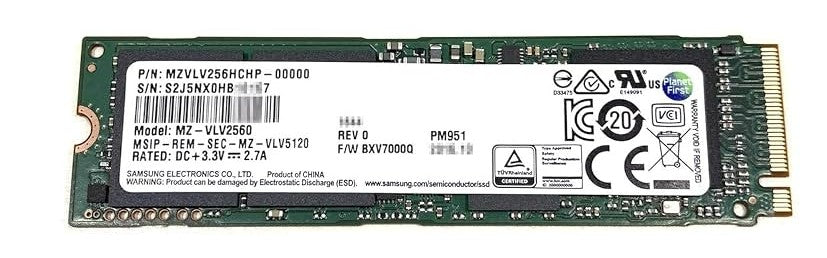 Samsung 256GB PM951 NVMe