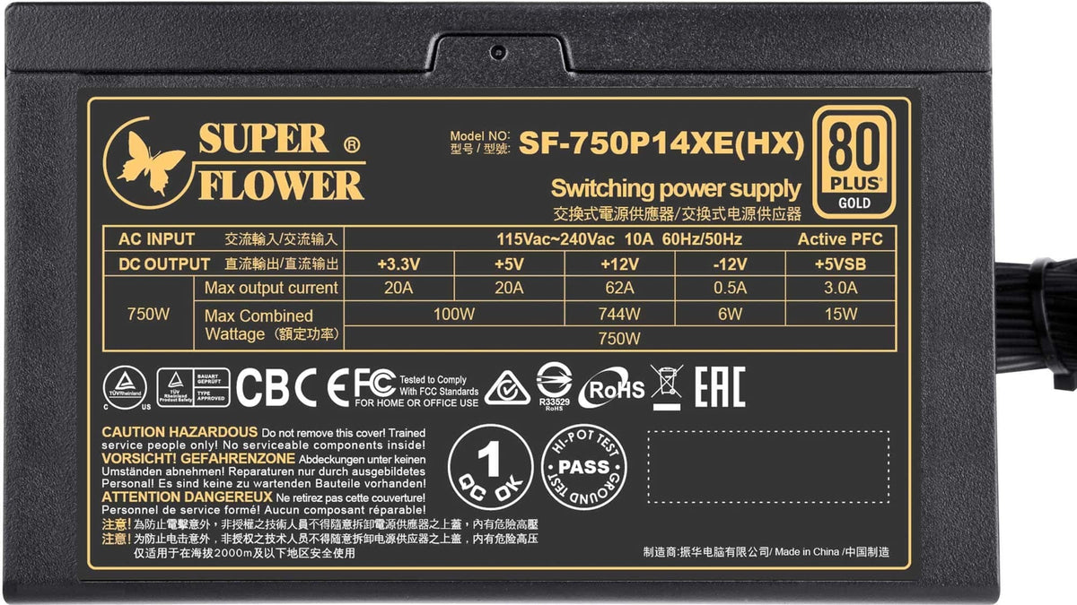 Super Flower 750w 80+ Gold