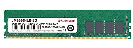 Transcend 8GB 2666Mhz DDR4