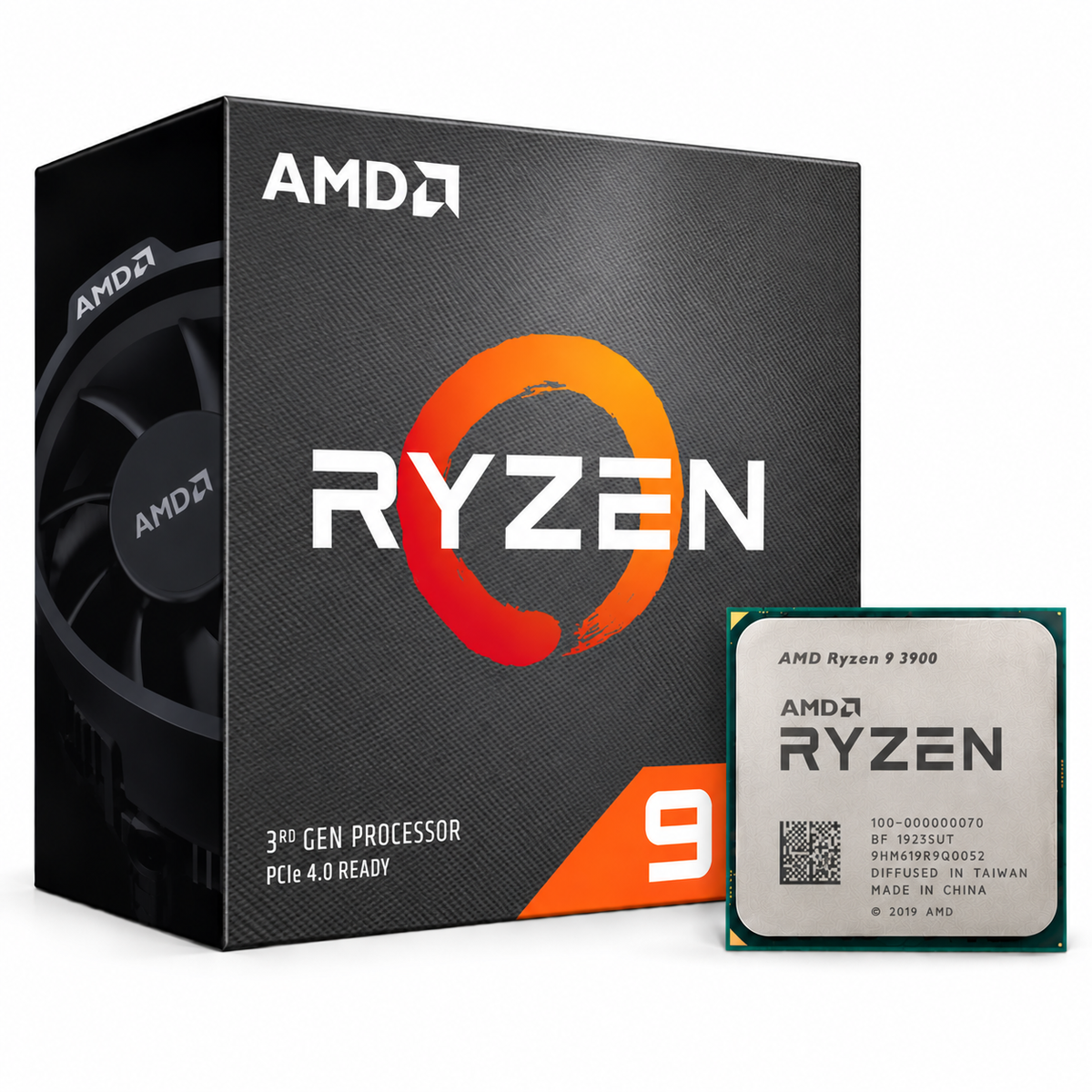 AMD Ryzen 9 3900 Desktop Processor with box