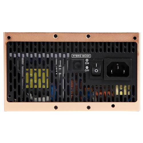 Antec HCG1000 Extreme AC power inlet and hybrid mode switch