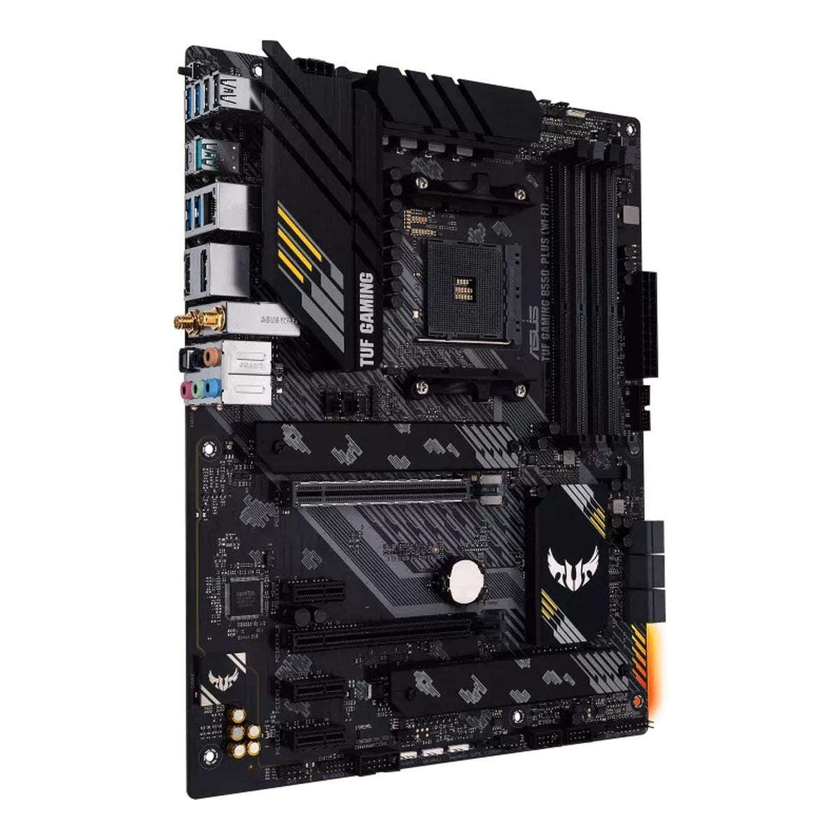 Angled motherboard