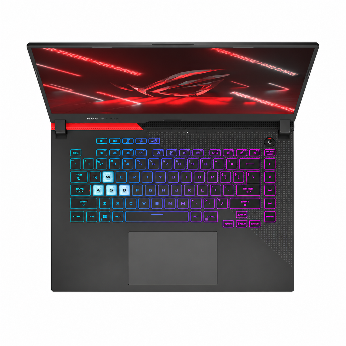ASUS ROG Strix G15 Advantage Edition – keyboard stock illustration; supplied keyboard is English/Arabic
