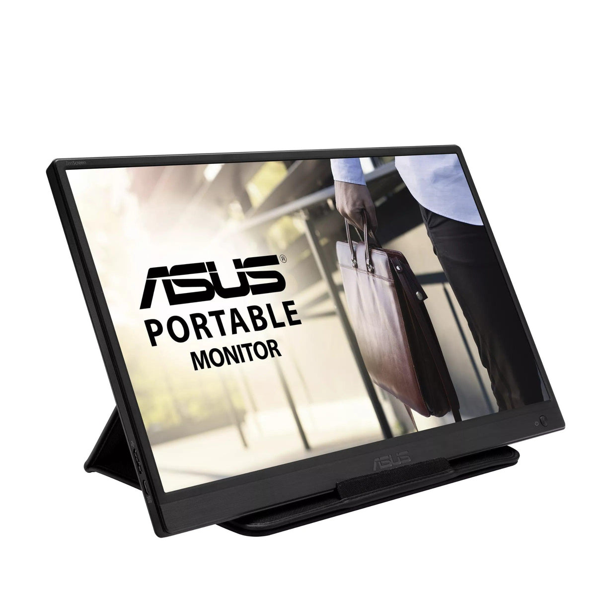 ASUS ZenScreen MB165B portable monitor side angle