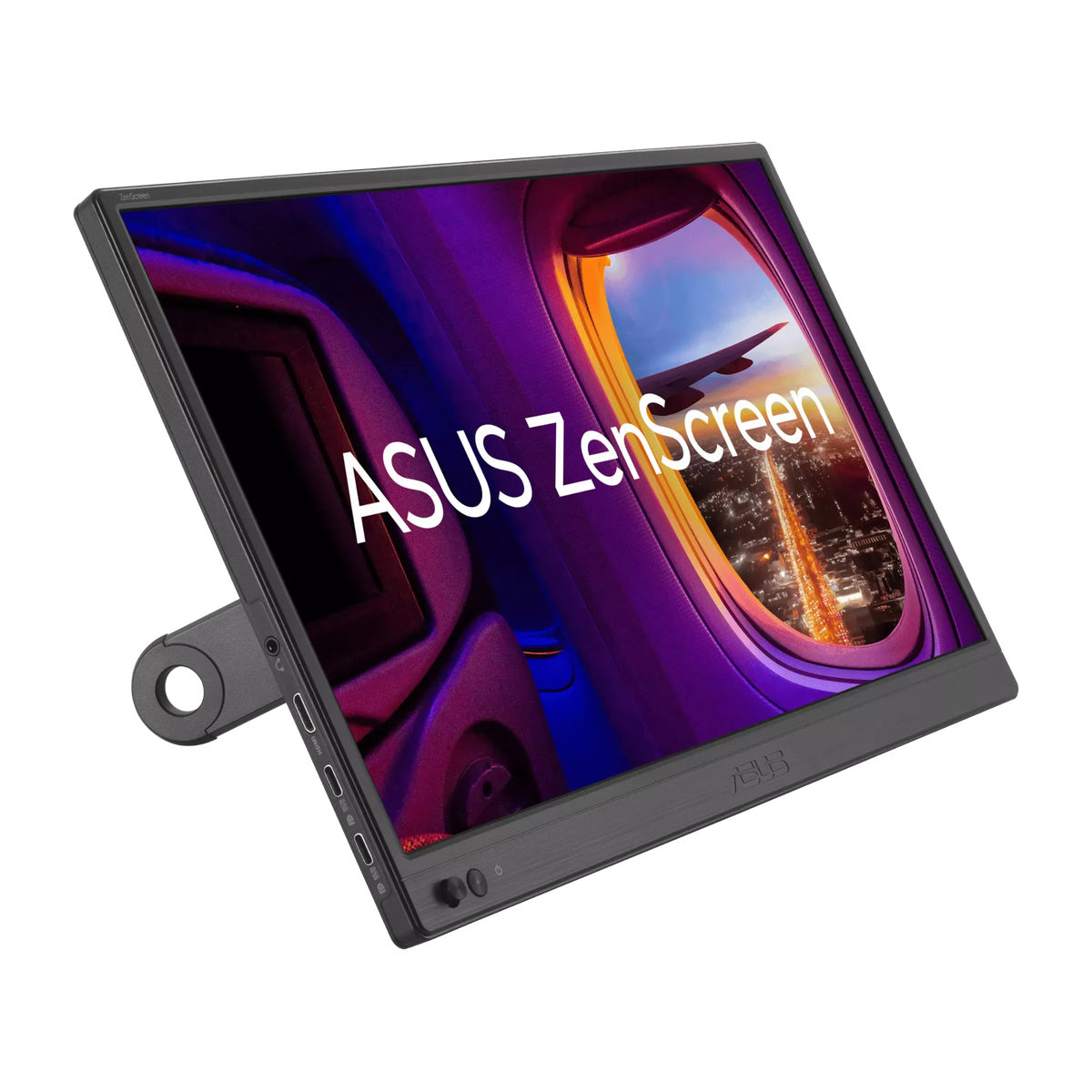 ASUS ZenScreen MB169CK portable monitor front angled view