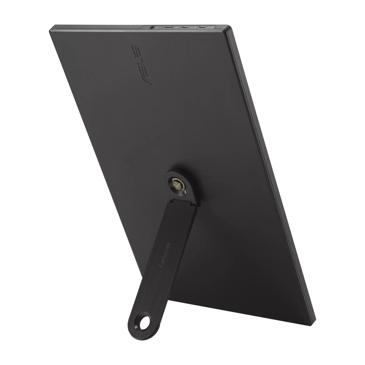ASUS ZenScreen MB169CK rear view with kickstand