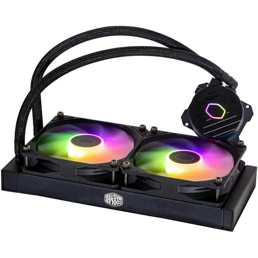 Cooler Master MasterLiquid 240L Core ARGB black AIO cooler second angle