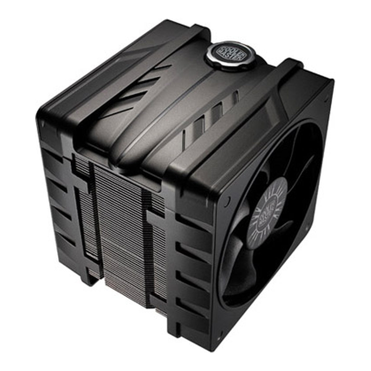 Cooler Master V6 GT dual 120mm CPU air cooler – angled view
