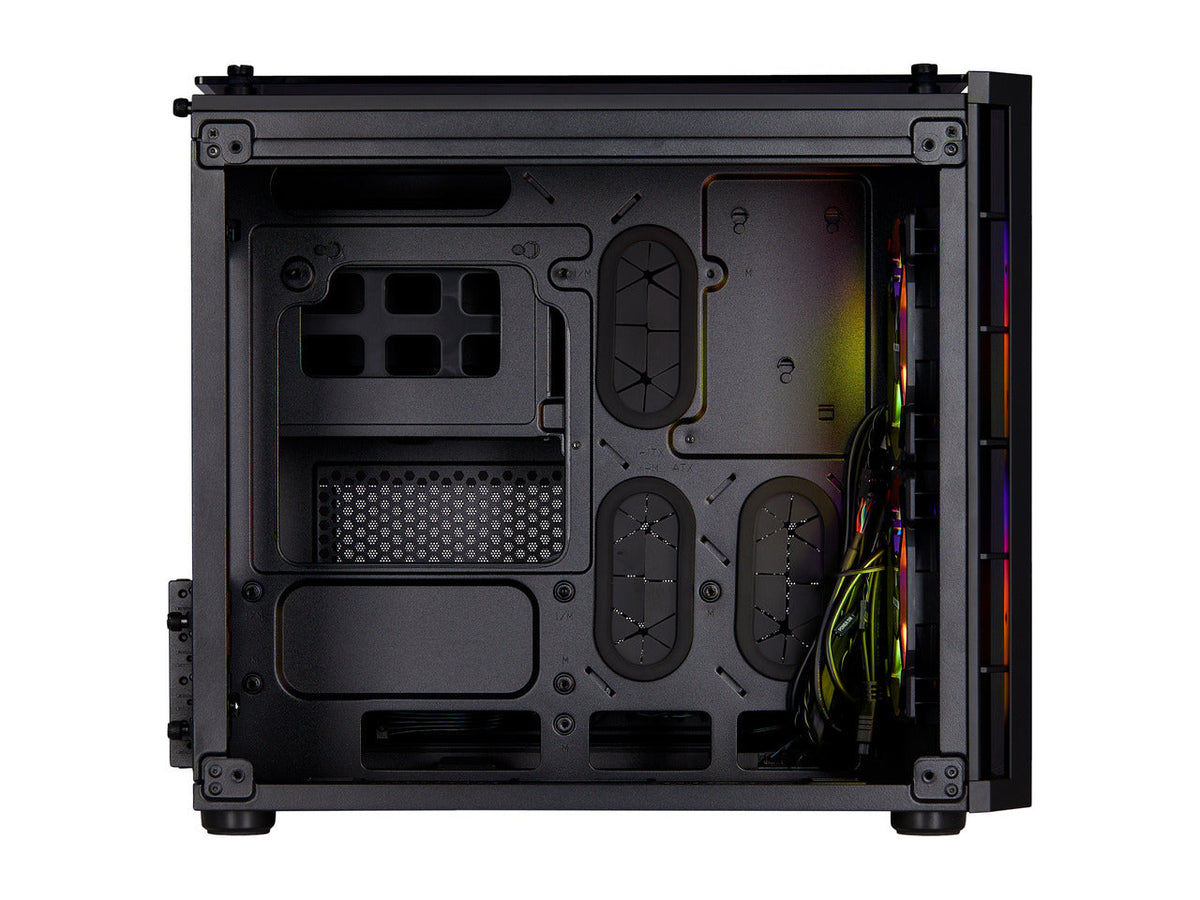 Corsair Crystal 280X RGB Black case alternate view