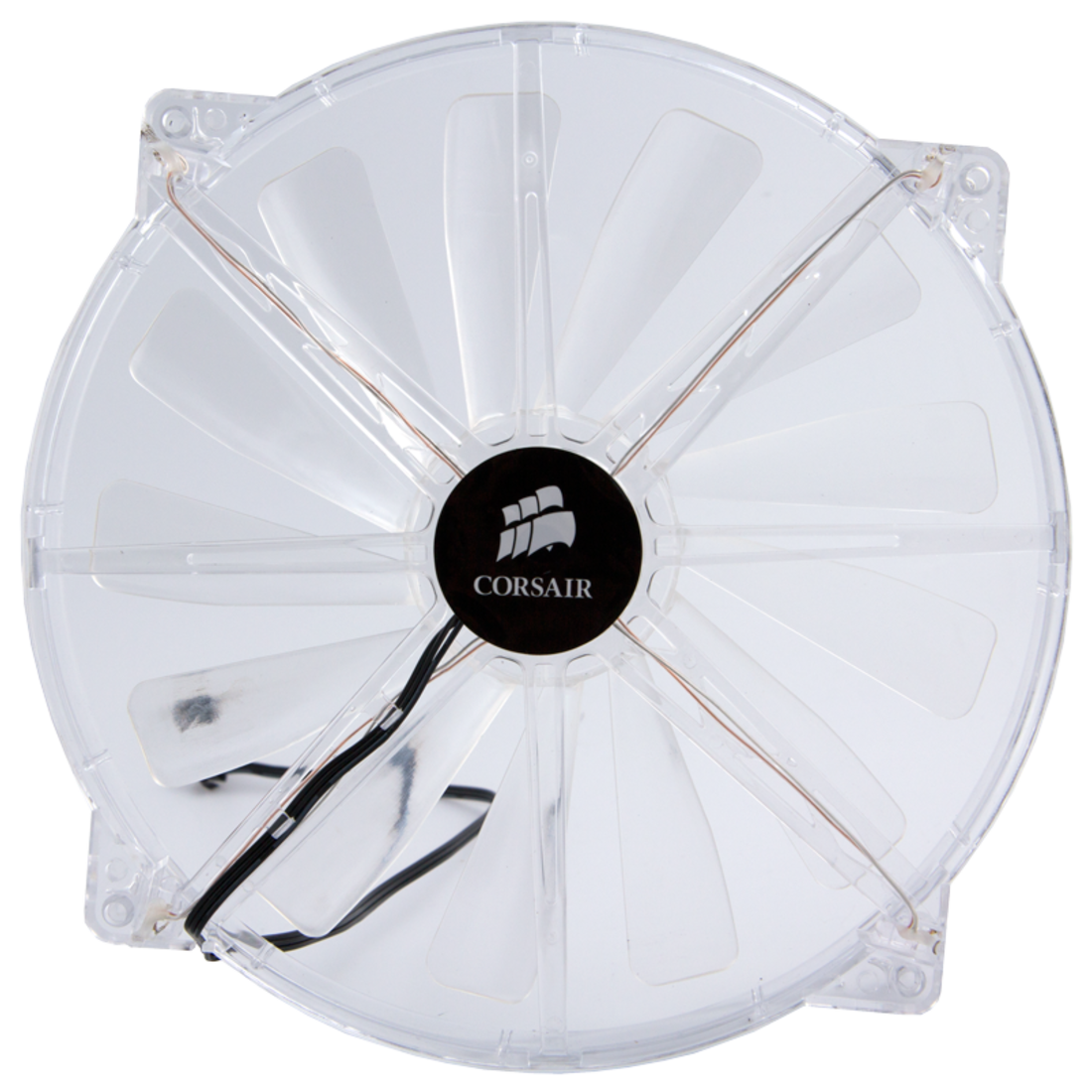 Corsair Carbide 500R 200mm side fan with white LEDs
