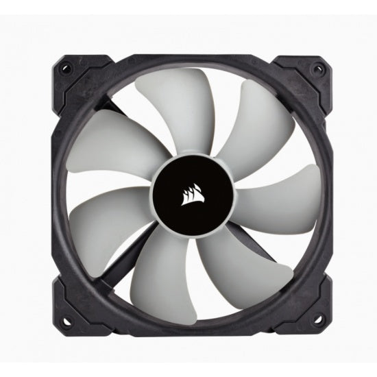 Corsair ML140 140mm Magnetic Levitation PWM cooling fan front-facing stock image