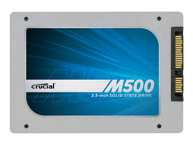 Crucial M500 240GB 2.5-inch SATA SSD authentic front stock image