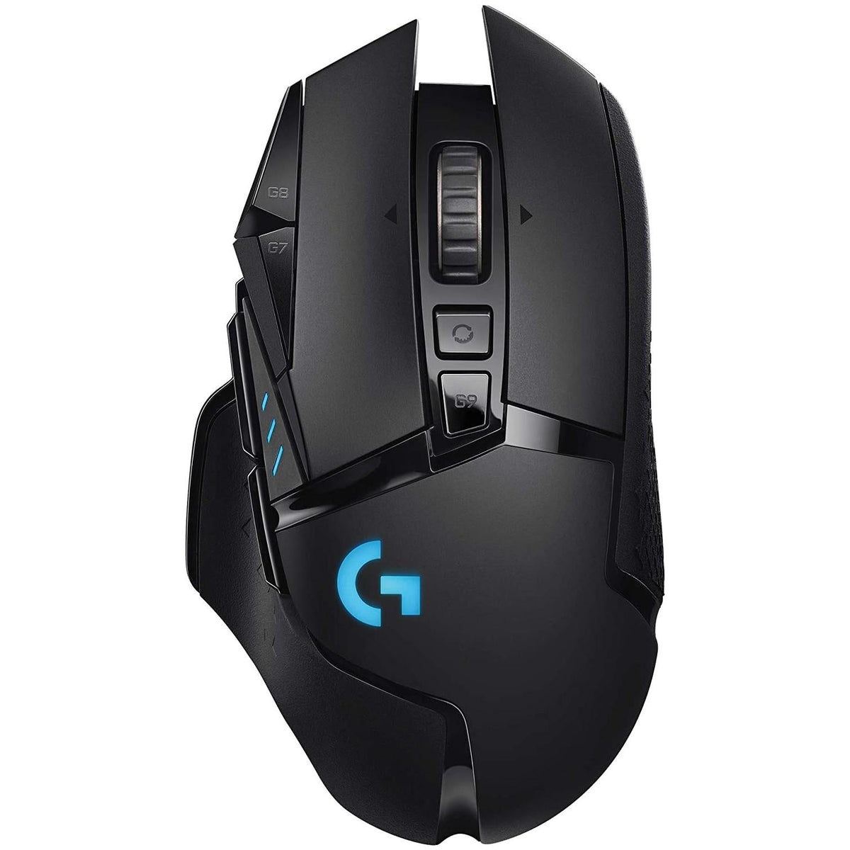 Logitech G502 LIGHTSPEED top view