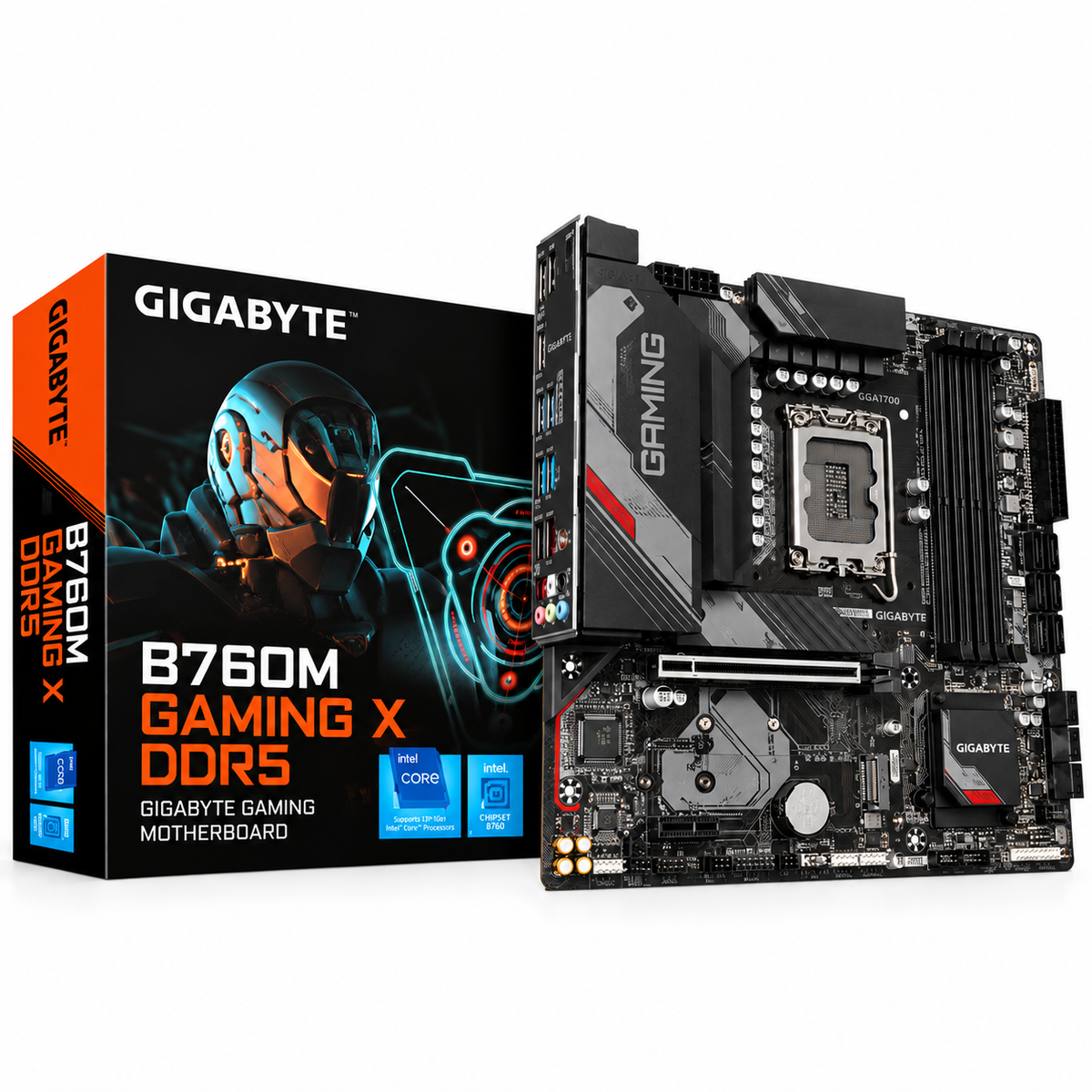 Gigabyte B760M Gaming X DDR5 LGA1700 non-WiFi motherboard with box