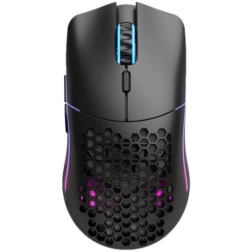 Glorious Model O Wireless matte black front view