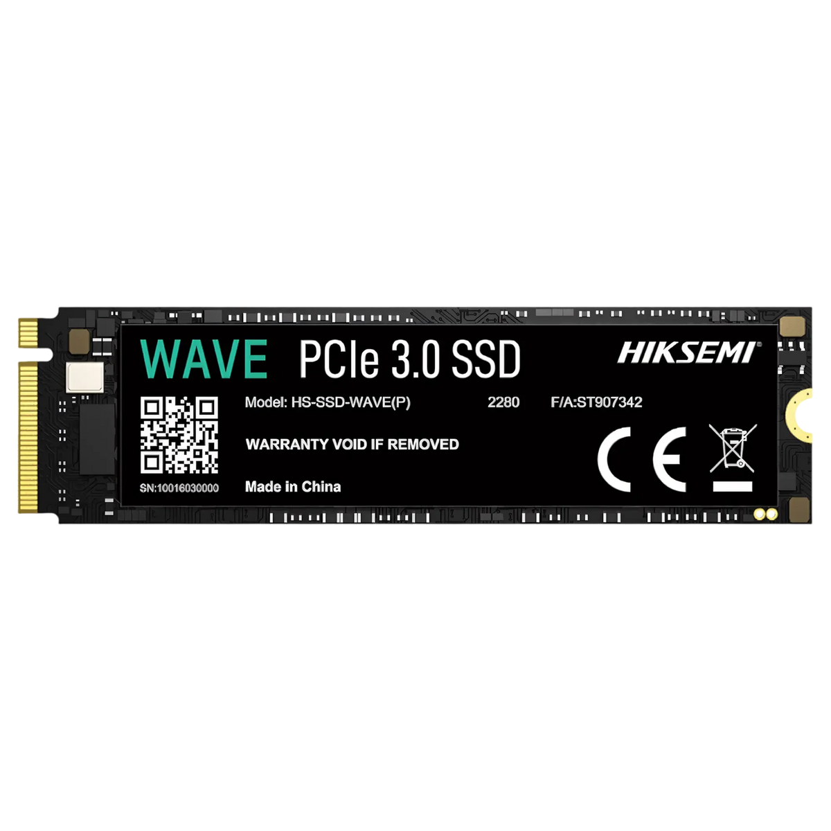 HIKSEMI WAVE(P) 512GB PCIe 3.0 NVMe SSD – front-facing stock image