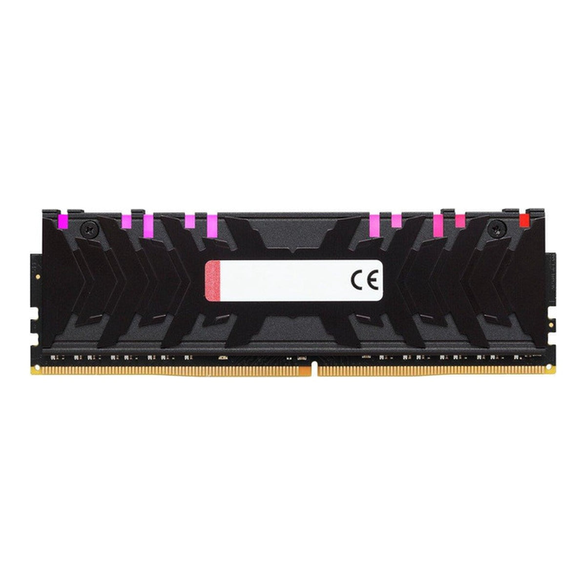 Kingston HyperX Predator RGB DDR4 single module rear view – stock image