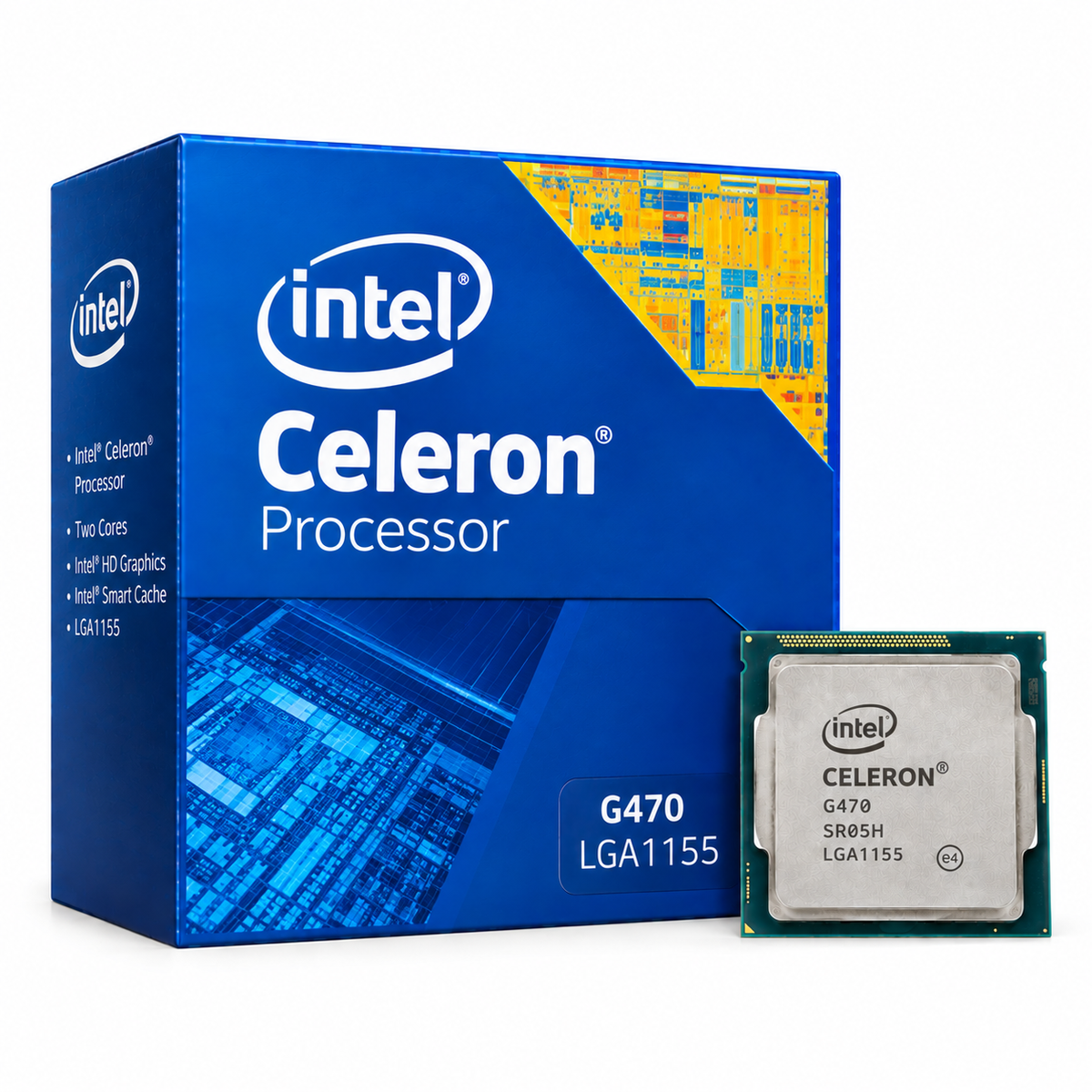 Intel Celeron G470 Desktop Processor with box