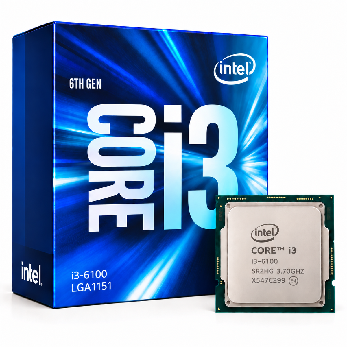 Intel Core i3-6100 Desktop Processor with box