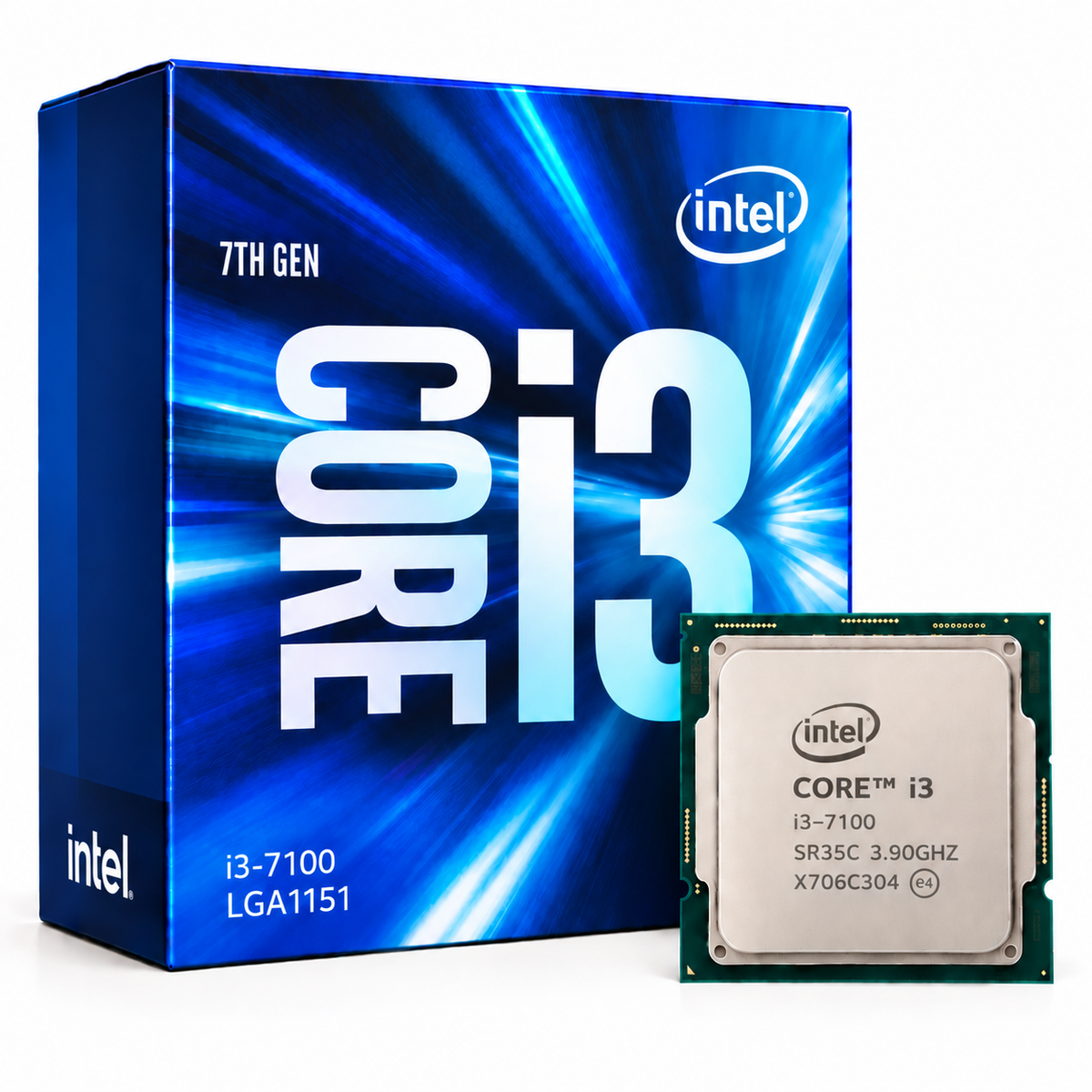 Intel Core i3-7100 Desktop Processor with box