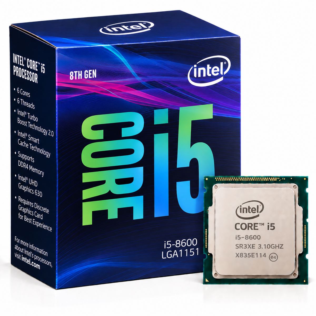 Intel Core i5-8600 Desktop Processor with box