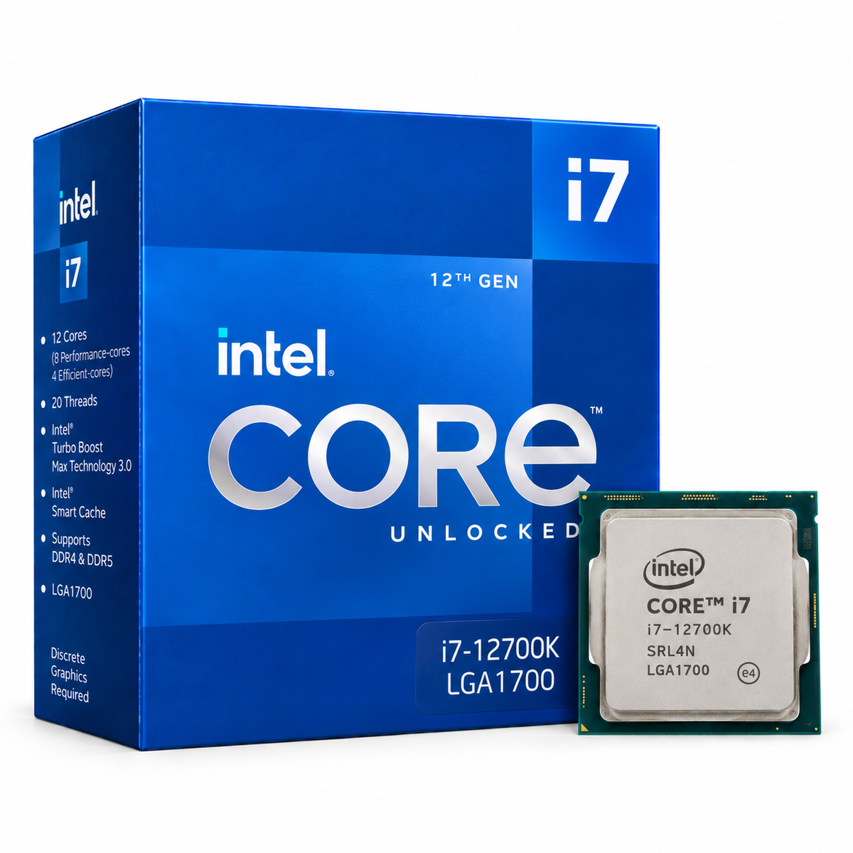 Intel Core i7-12700K Desktop Processor with box