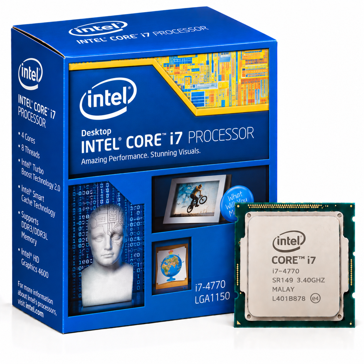 Intel Core i7-4770 Desktop Processor with box
