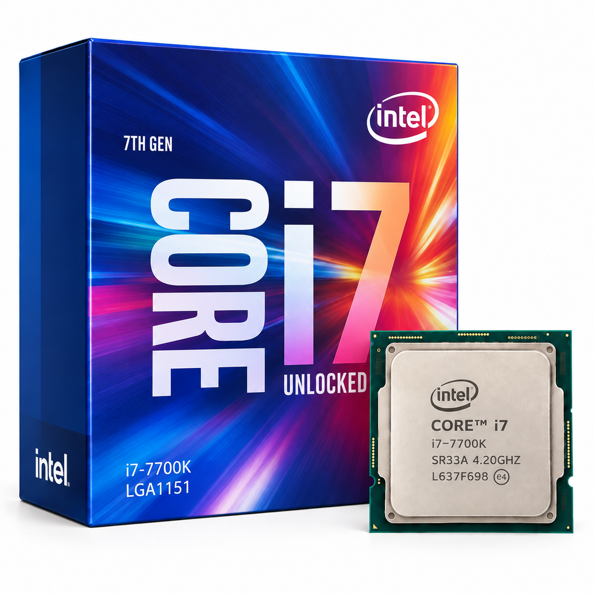 Intel Core i7-7700K Desktop Processor with box