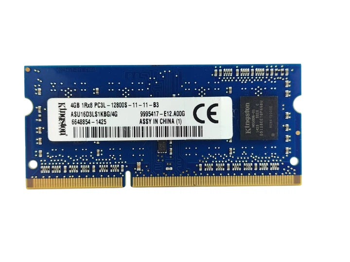 Kingston 4GB DDR3L-1600 1Rx8 PC3L-12800S laptop RAM SO-DIMM