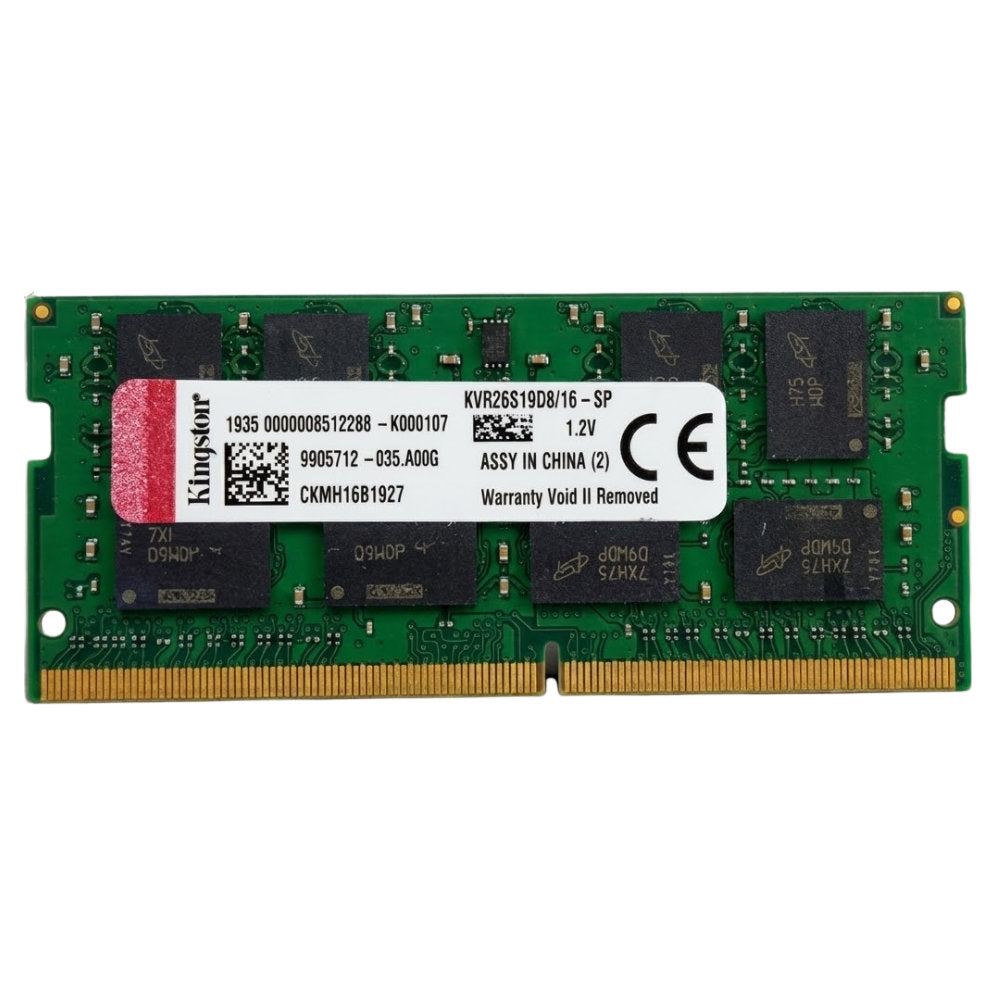 Kingston KVR26S19D8/16 16GB DDR4 2666MHz SO-DIMM bare memory module