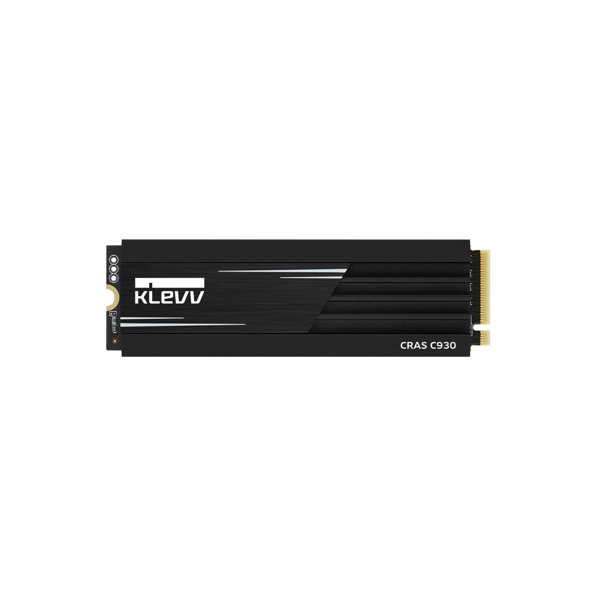 KLEVV CRAS C930 SSD with heatsink front view