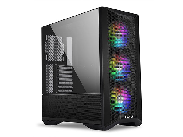 Lian Li LANCOOL II Mesh RGB Black angled view