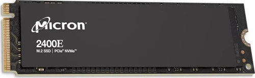 Micron 2400E 1TB PCIe NVMe M.2 2280 SSD front-facing stock image