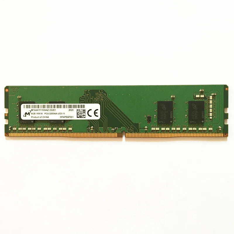 Micron 8GB 3200MHz DDR4 Desktop RAM stock image