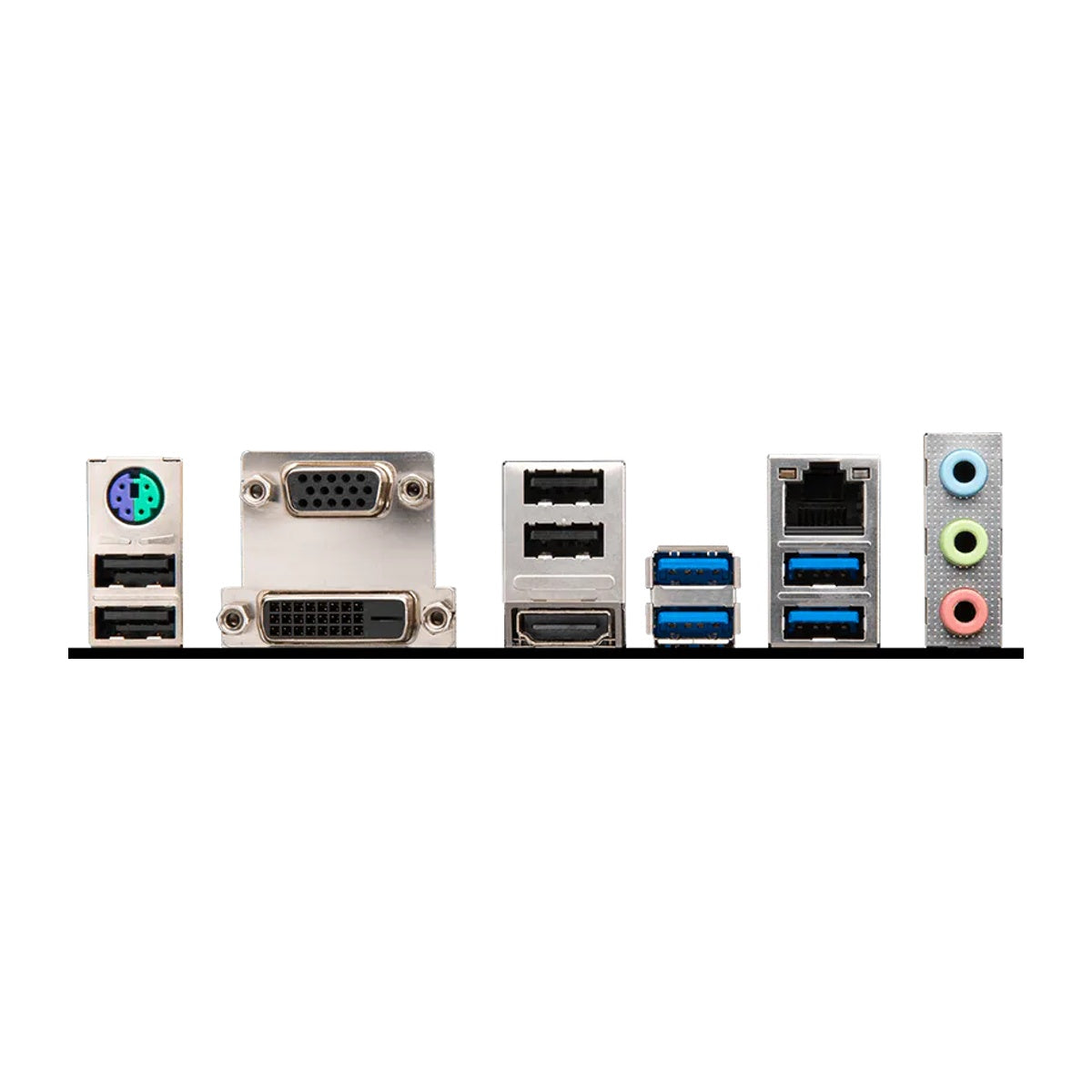 MSI PRO B550M-P GEN3 rear I/O ports