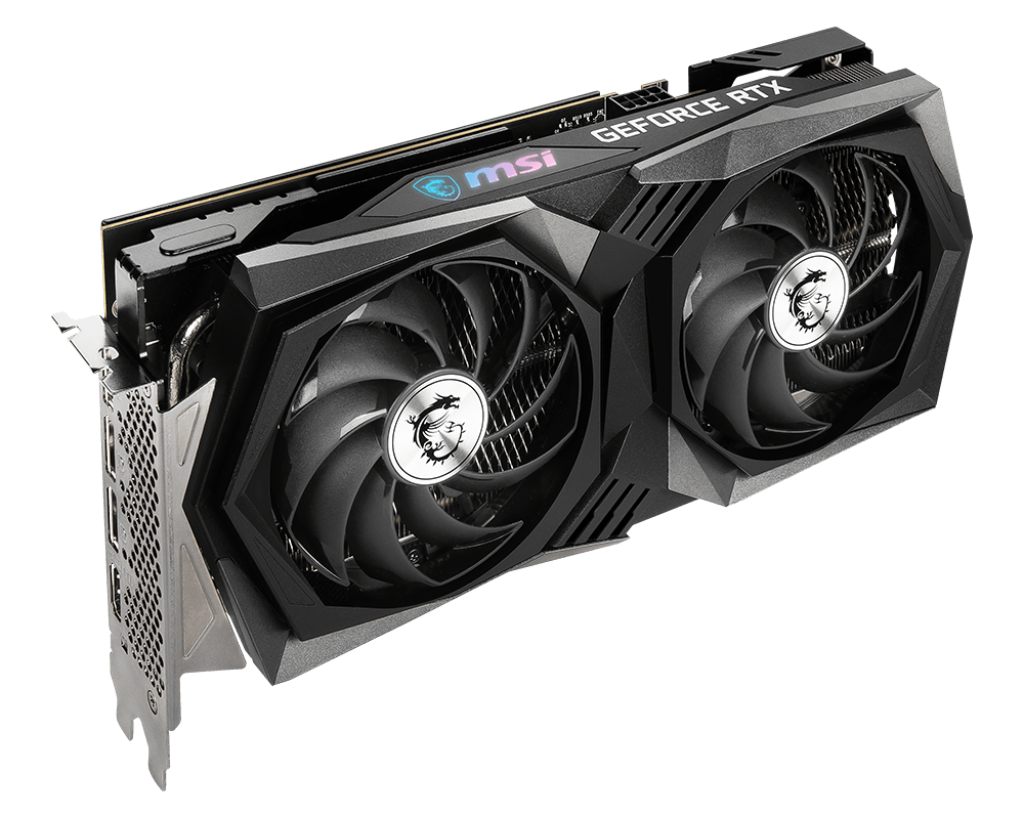 MSI GeForce RTX 3050 GAMING X 8GB graphics card front view