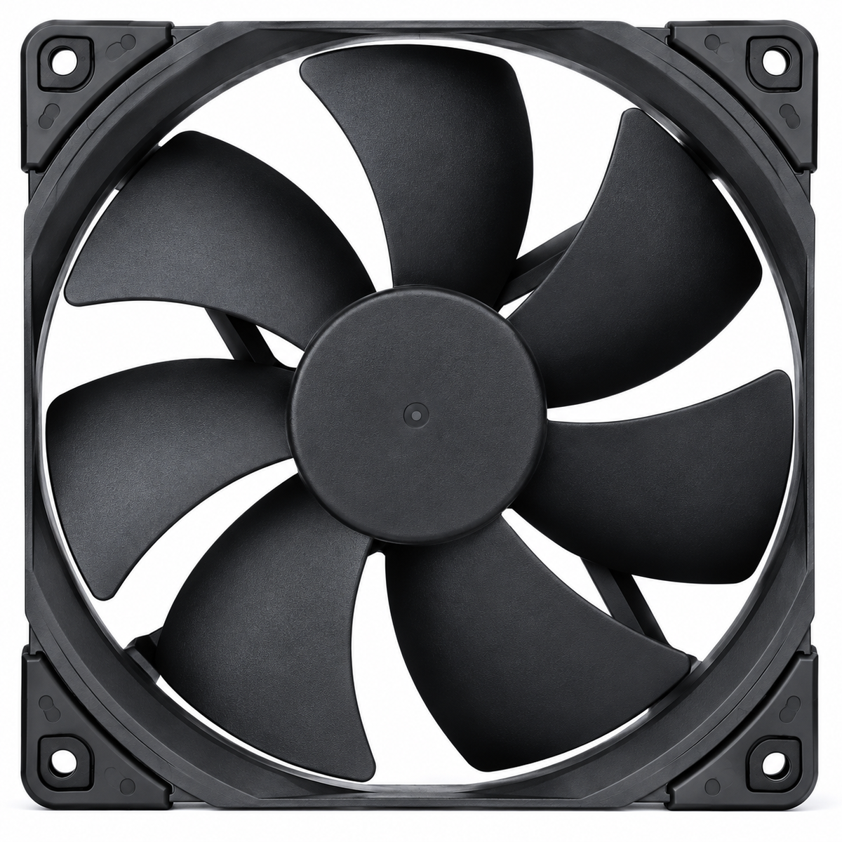 Noctua NF-A14 PWM chromax.black.swap 140mm fan front view