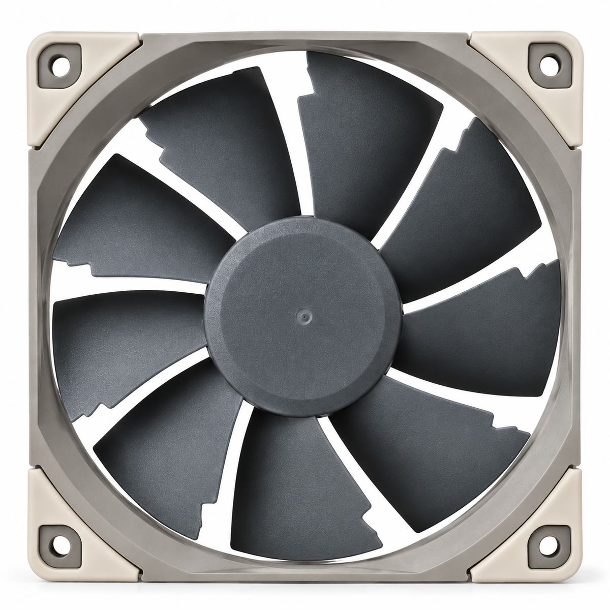 Noctua NF-P12 redux-1700 PWM 120mm cooling fan front view