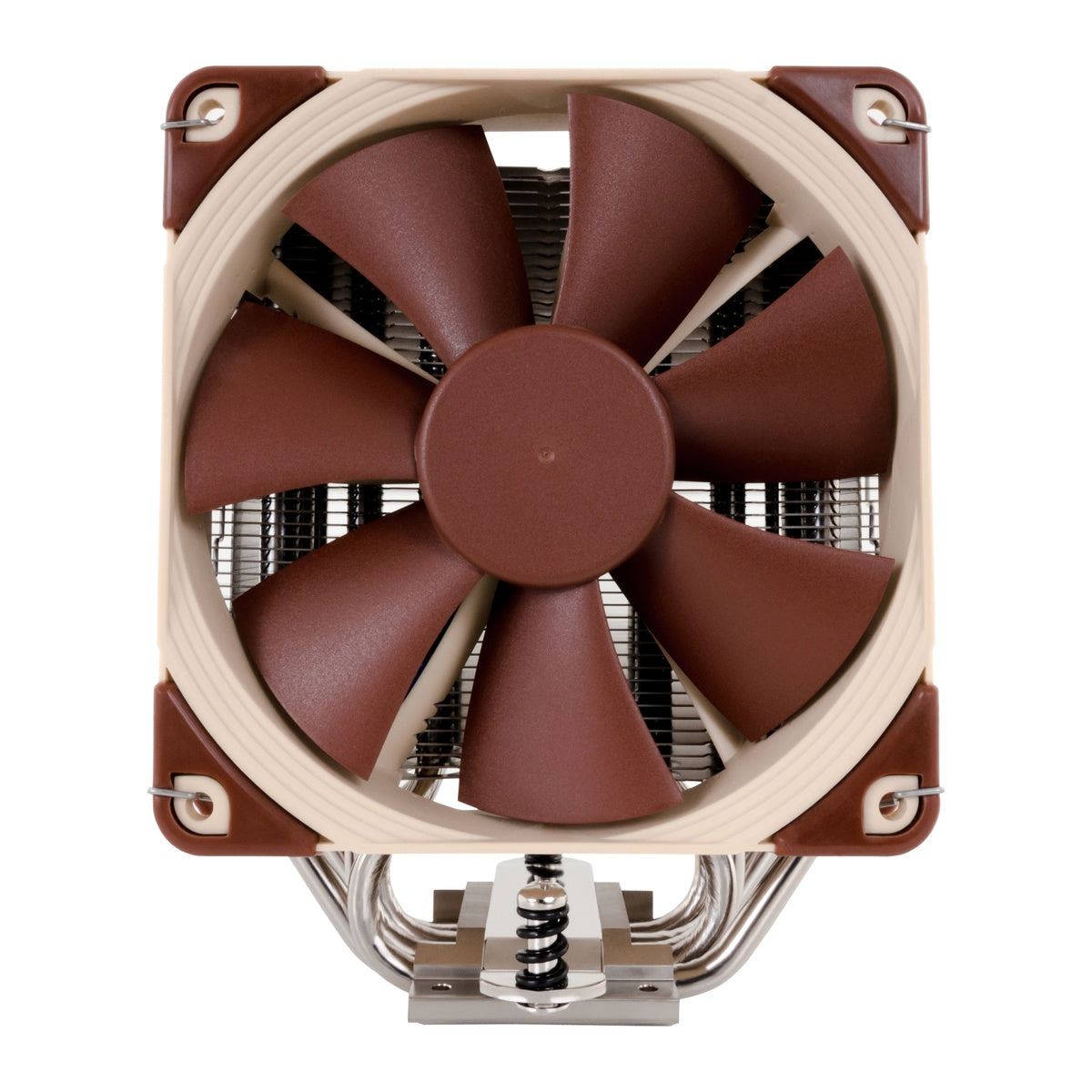 Noctua NH-U12S heatsink rear view – stock illustration