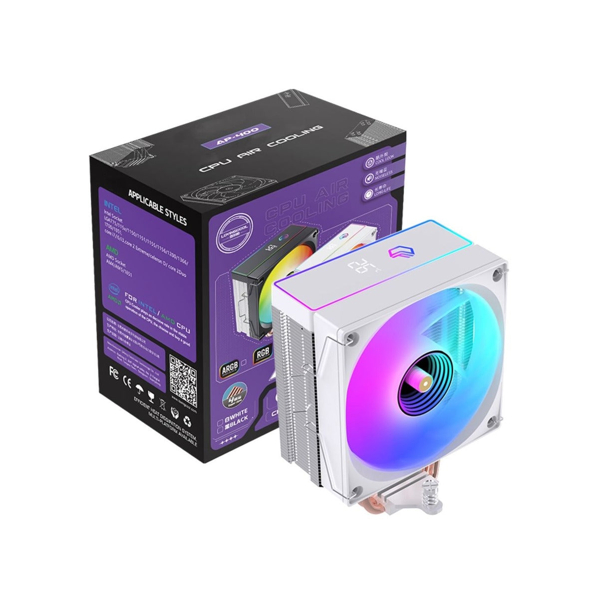 Redisson ARGB CPU Air Cooler 4 Heat Pipes