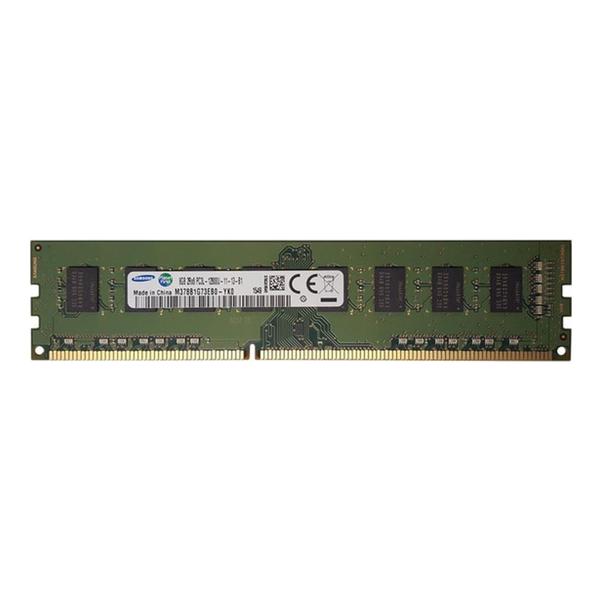 Samsung M378B1G73EB0-YK0 8GB DDR3L-1600 desktop RAM – front stock image