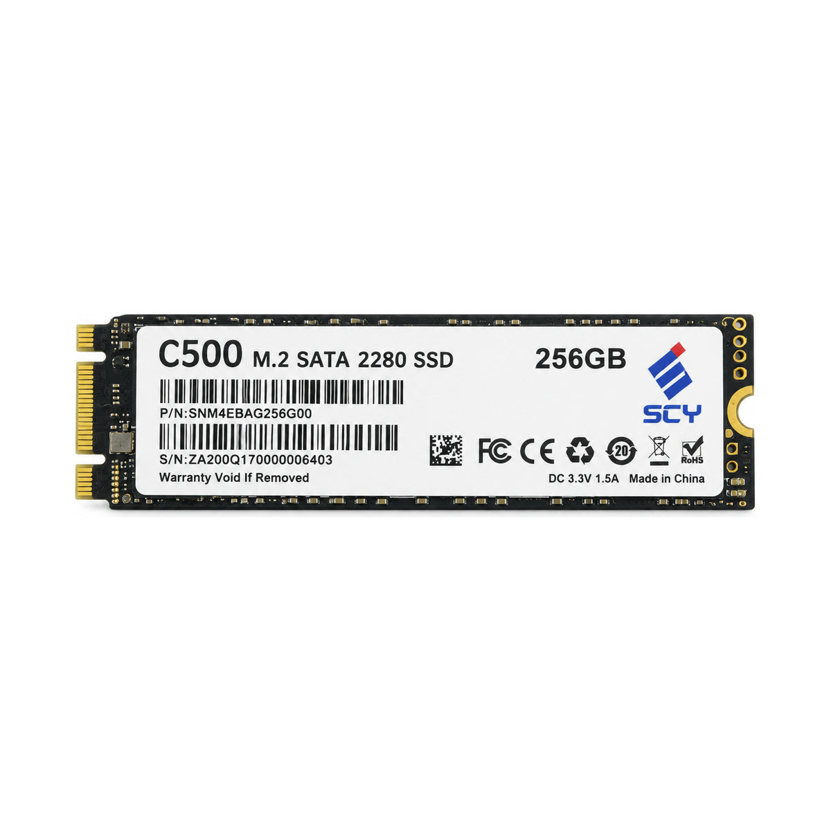 SCY C500 256GB M.2 SATA 2280 SSD
