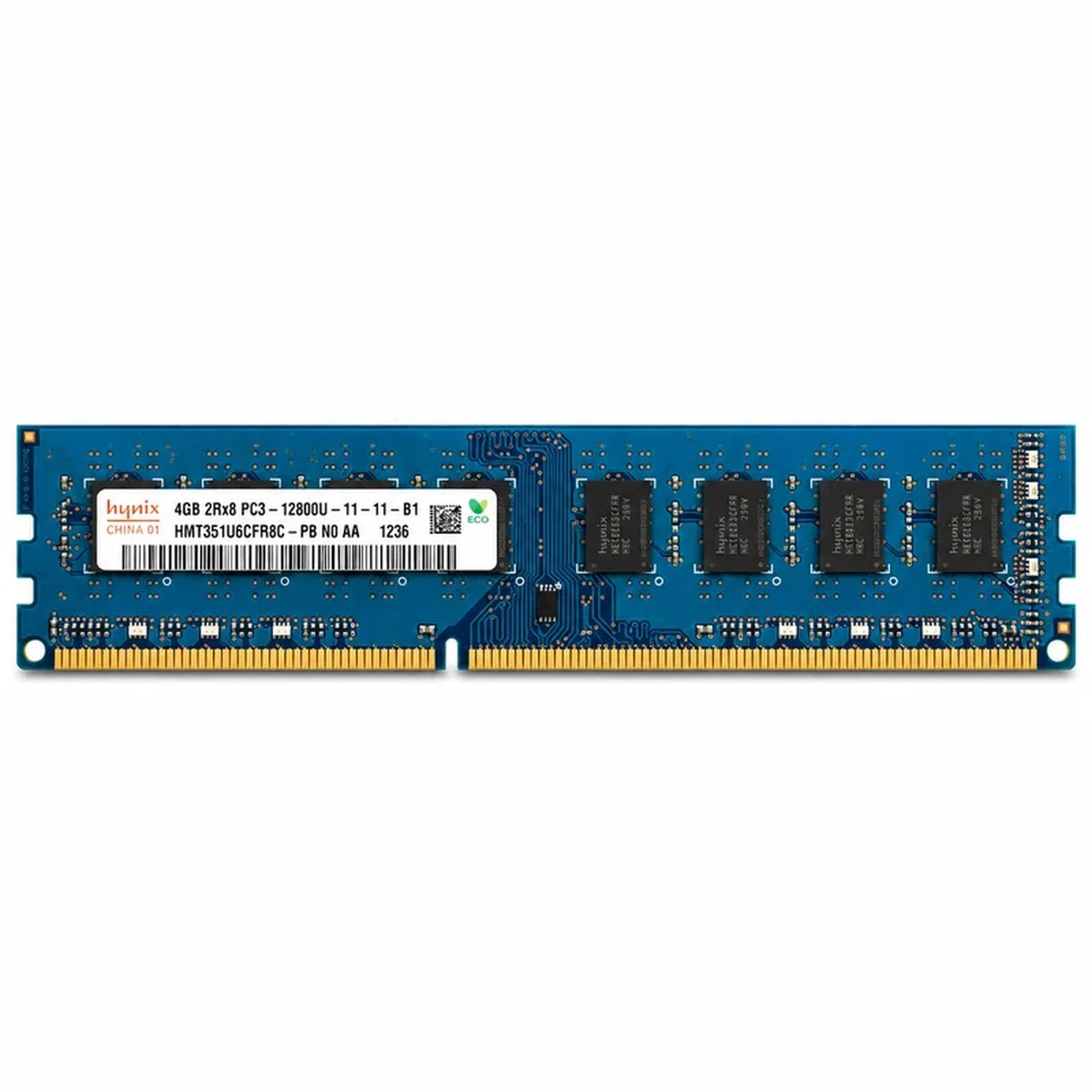 SK Hynix HMT351U6CFR8C-PB 4GB DDR3-1600 desktop RAM front view