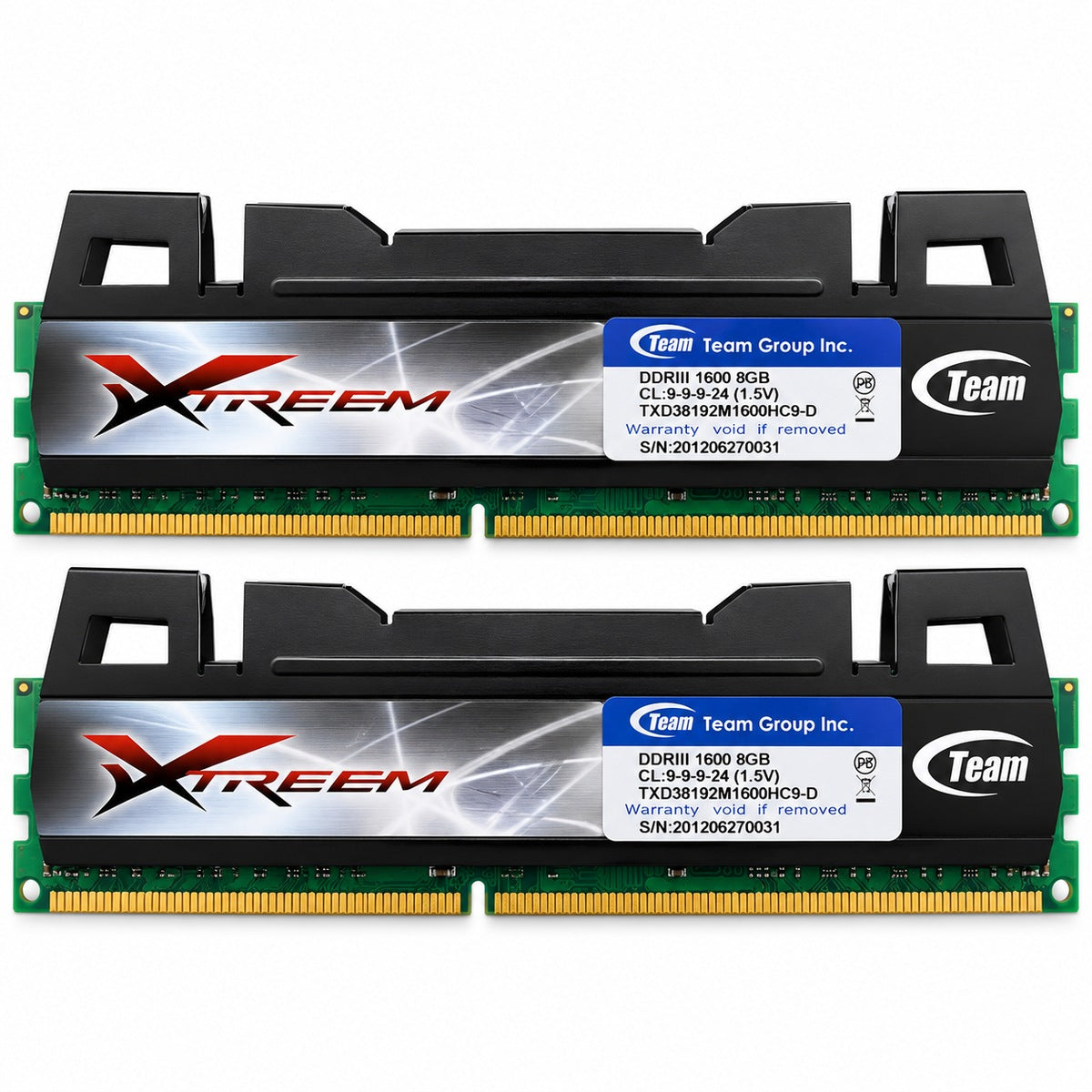 Illustration of Team Group Xtreem 16GB (2×8GB) DDR3 RAM kit