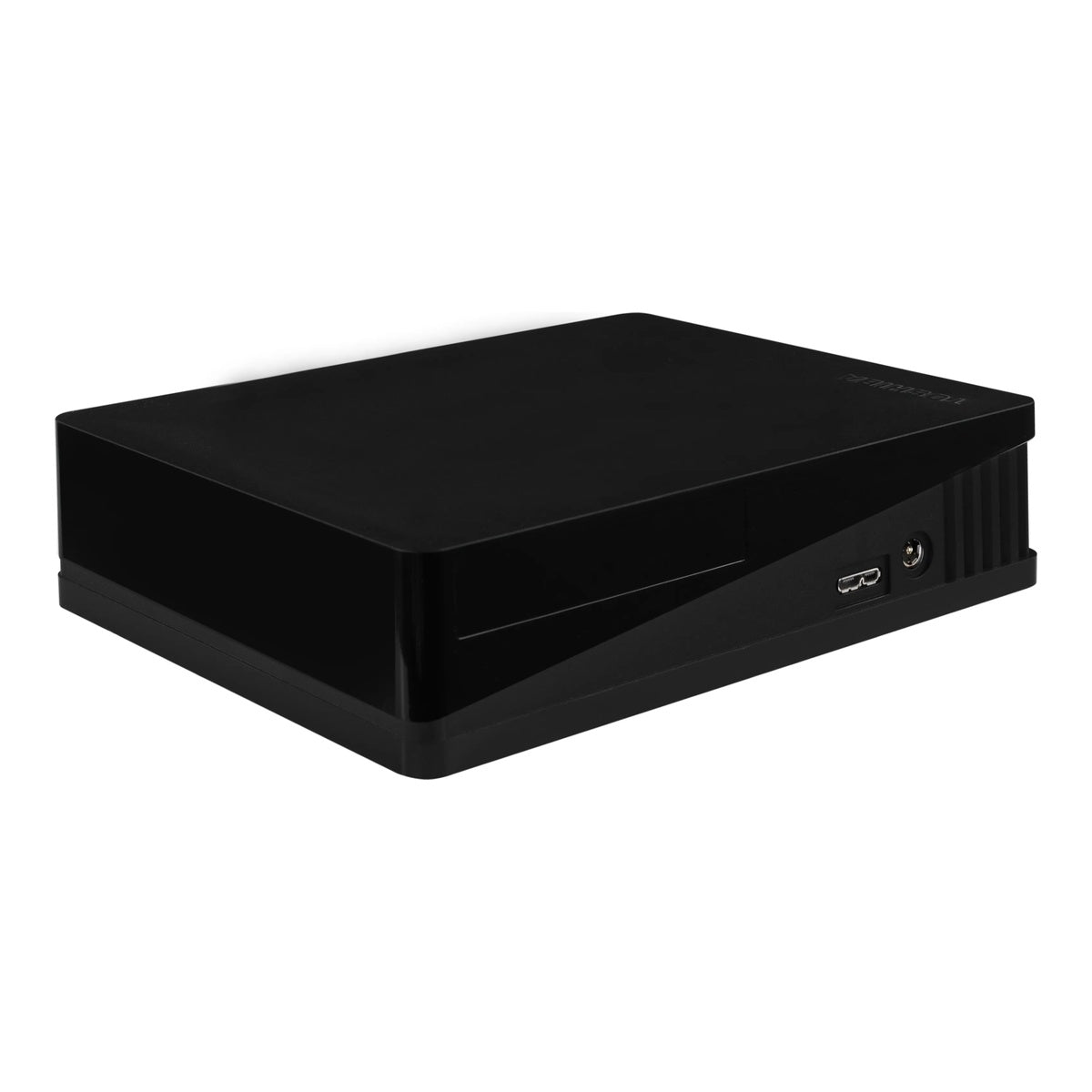 Toshiba Canvio Desk 5TB black desktop external hard drive – angled view