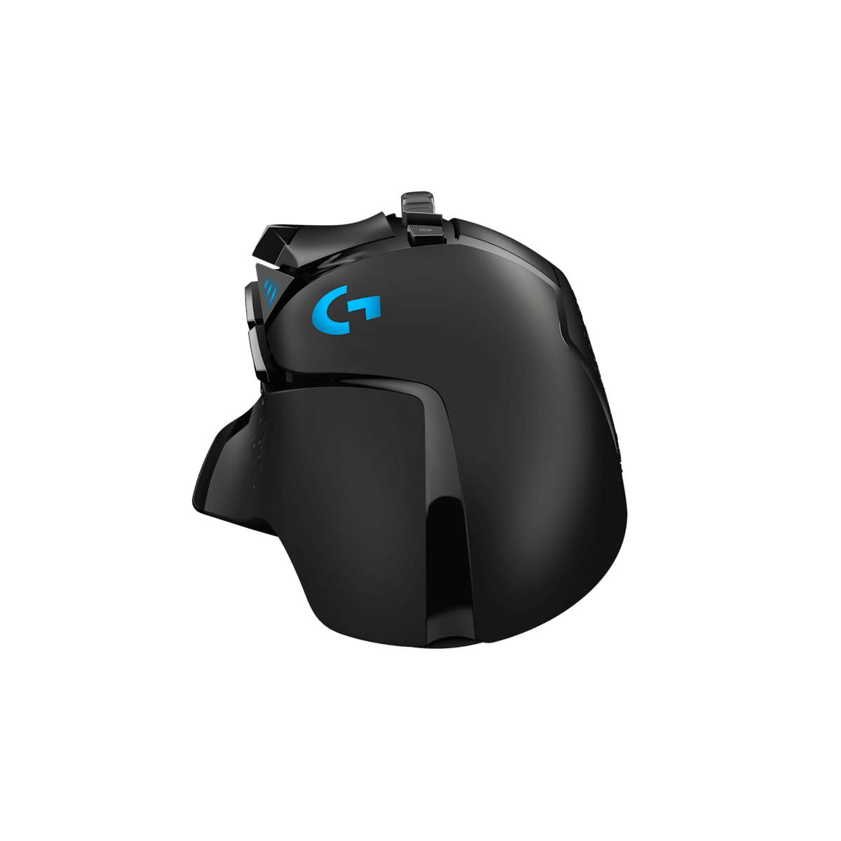 Logitech G502 HERO wired gaming mouse official rear view