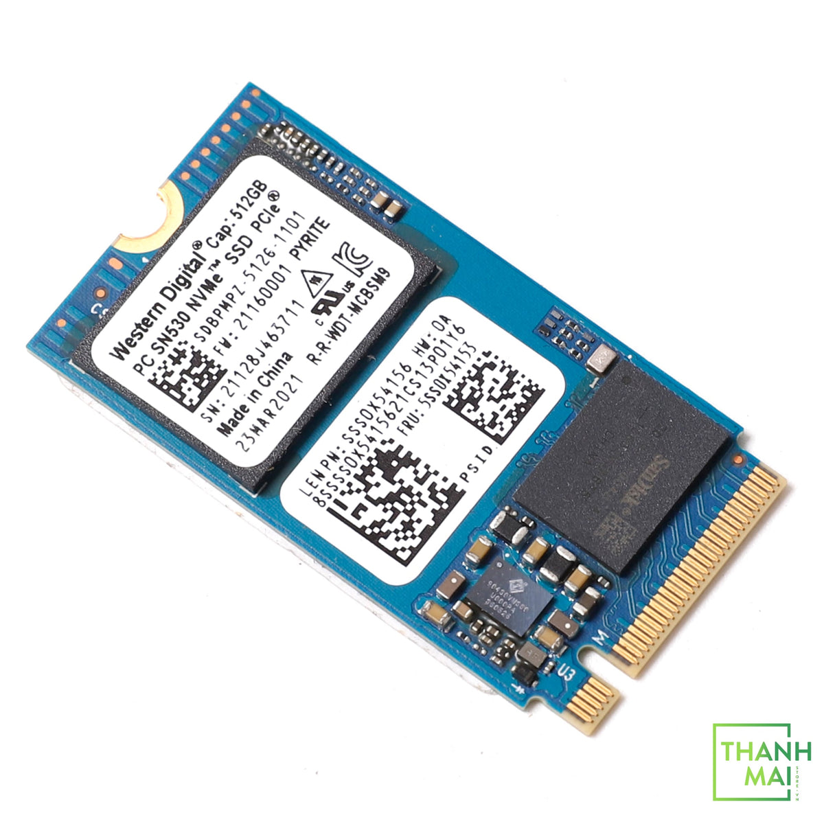Western Digital PC SN530 512GB M.2 2242 NVMe SSD