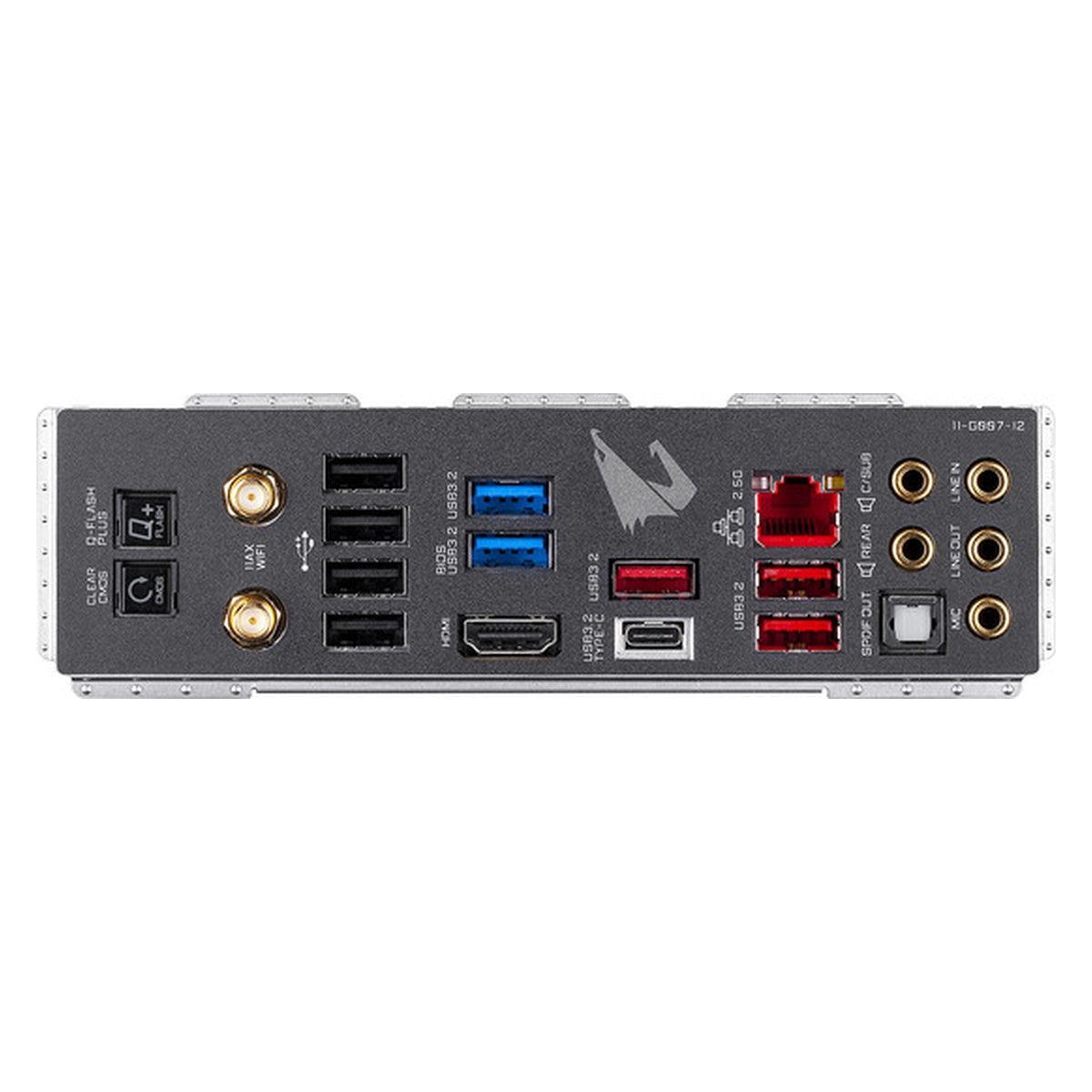 Gigabyte Z490 AORUS MASTER – rear ports